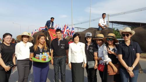 แห่บายศรีงานประเพณีบุญเดือน 6
