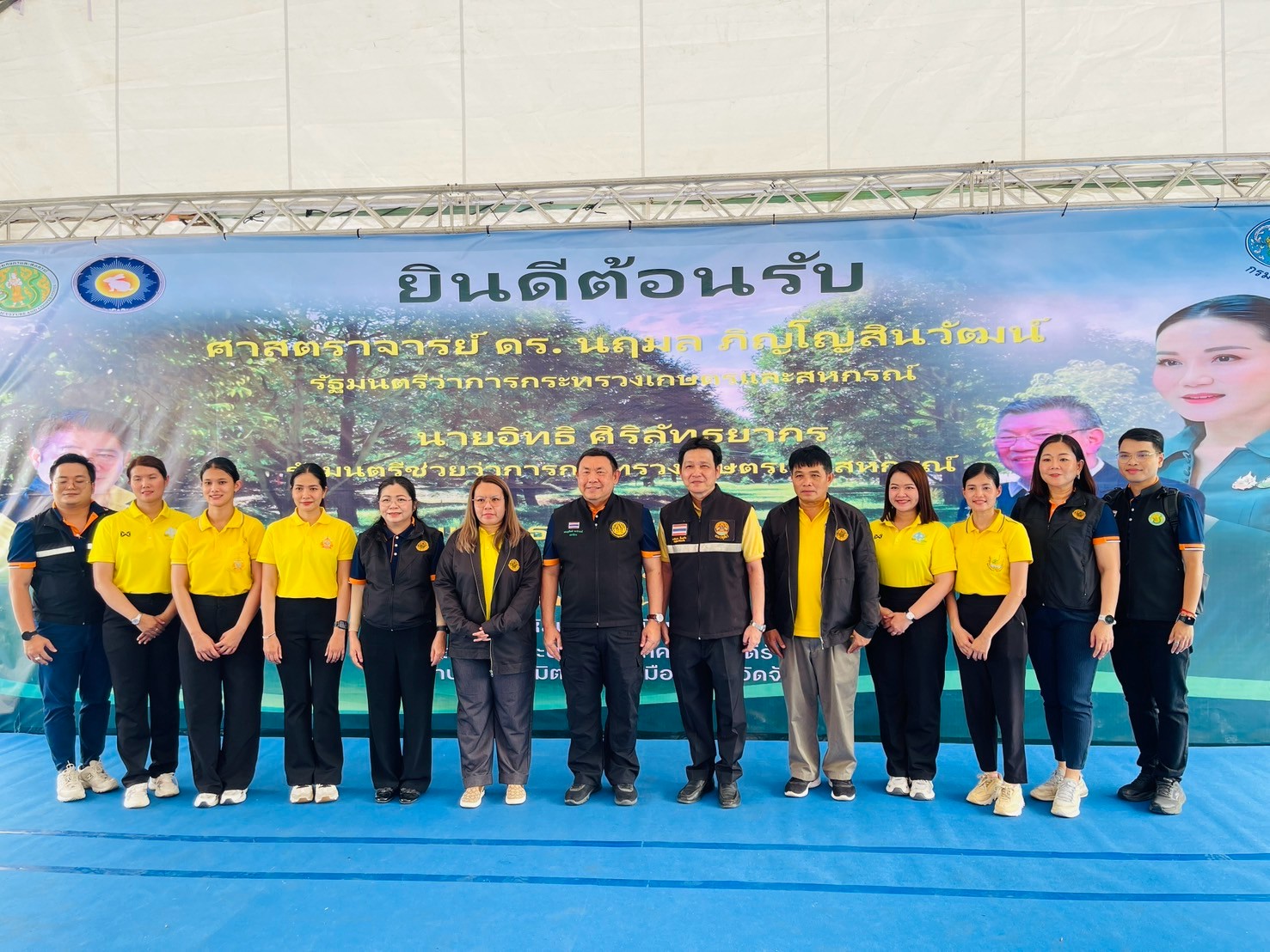 ร่วมลงพื้นที่ติดตามรัฐมนตรีว่าการกระทรวงเกษตรและสหกรณ์ (ศ.ดร.นฤมล ภิญโญสินวัฒน์) และคณะทำงาน
