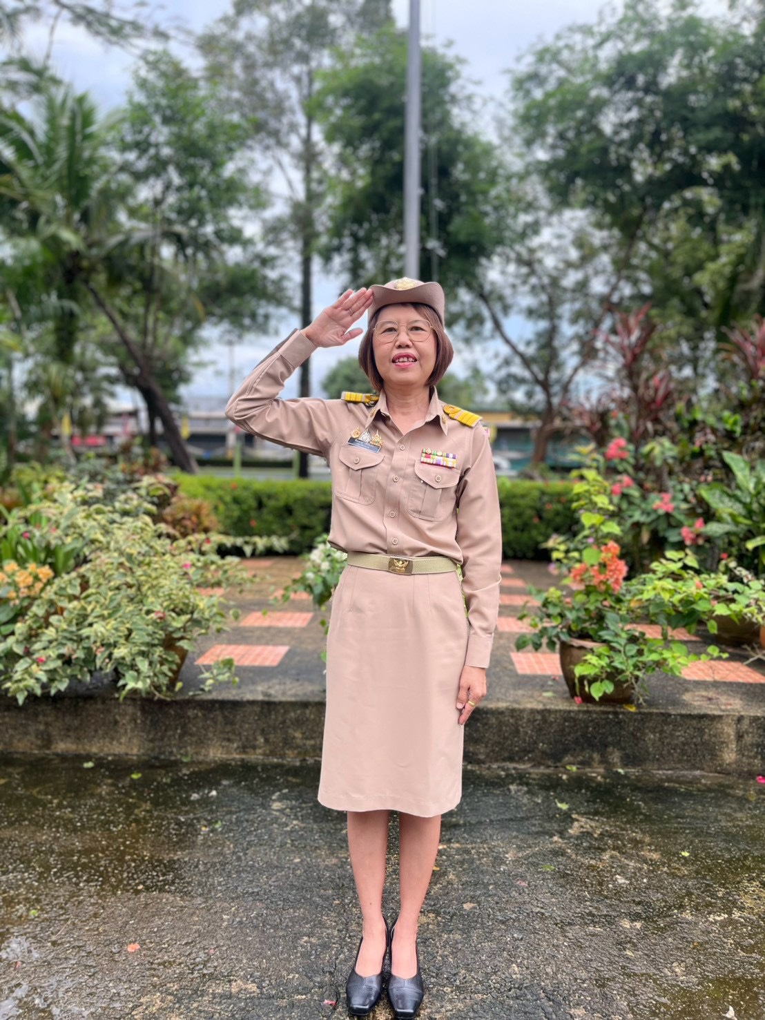  ส.ป.ก.จันทบุรี จัดกิจกรรมเคารพธงชาติและเพลงชาติไทย เนื่องในวันพระราชทานธงชาติ (THAi NATional Flag DAY) 28 กันยายน ประจำปี 2569