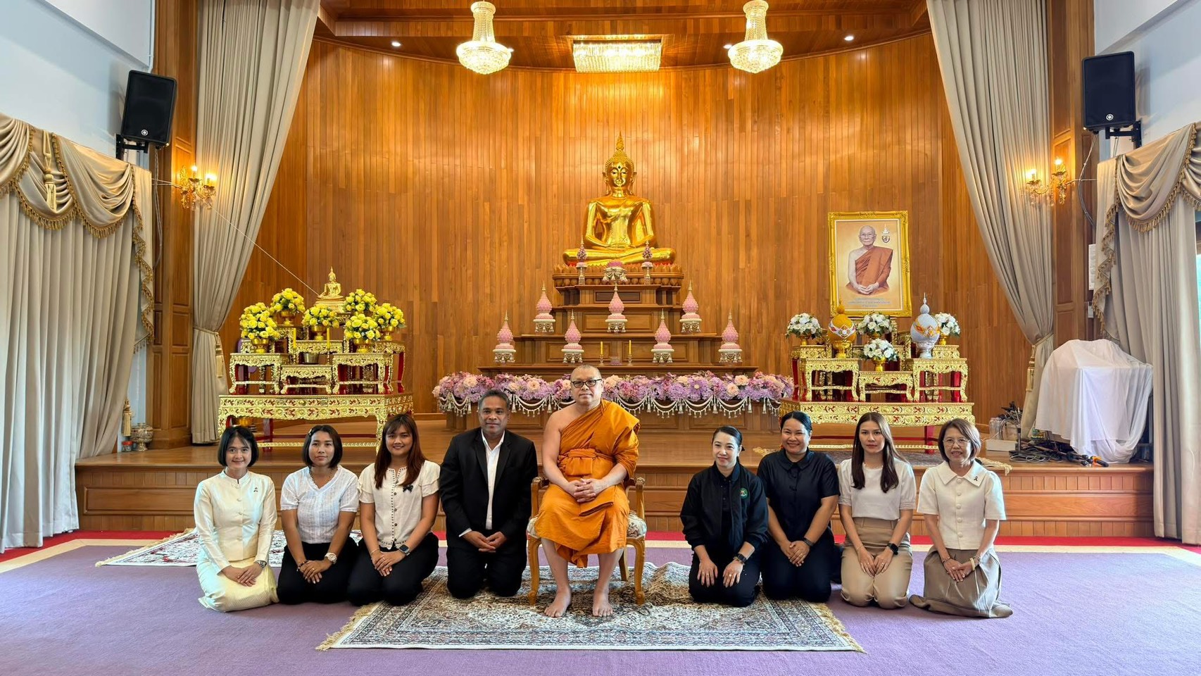 ส.ป.ก. จันทบุรี เข้าร่วมกราบขอพรเจ้าคณะจังหวัดจันทบุรี เนื่องในโอกาสส่งท้ายปีเก่า ต้อนรับศักราชใหม่ ประจำปีพุทธศักราช 2569