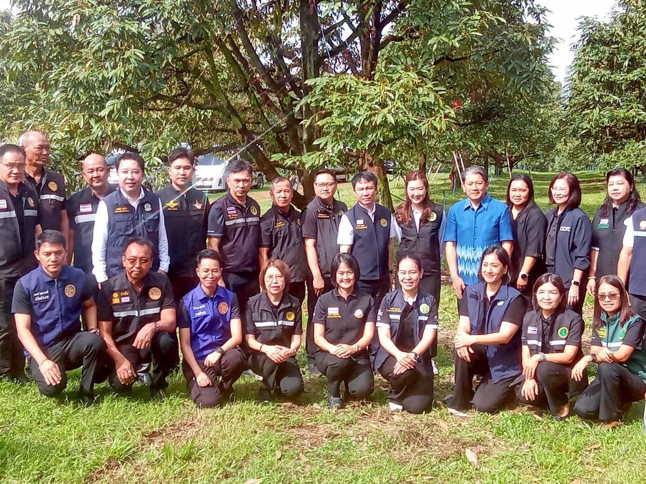 ส.ป.ก.จันทบุรี ร่วมต้อนรับ รมช.เกษตรฯ  ลงพื้นที่ติดตามสถานการณ์เกษตรกร