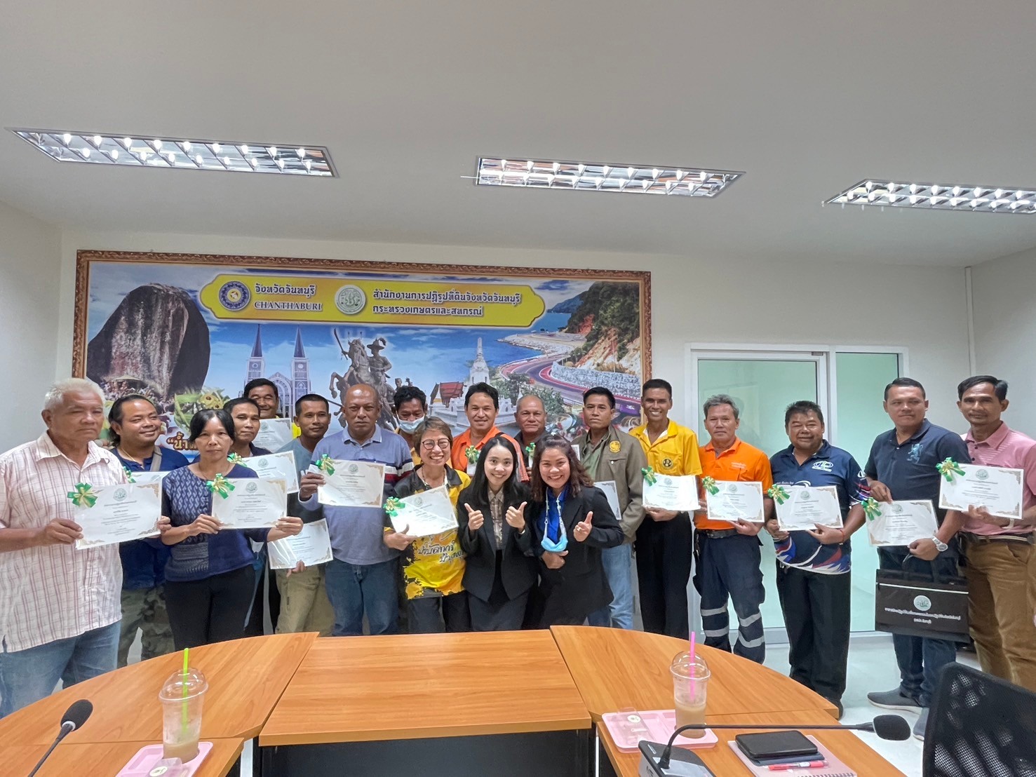 ส.ป.ก.จันทบุรี จัดฝึกอบรมโครงการพัฒนาผู้แทนเกษตรกร ประจำปีงบประมาณ พ.ศ. 2567 