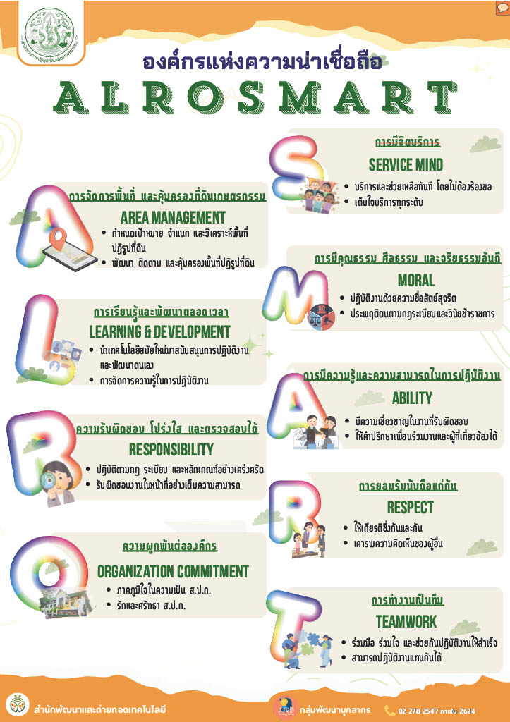 องค์กรแห่งความน่าเชื่อถือ ALROSMART