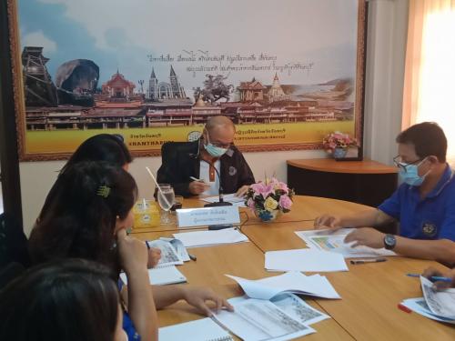 นายนภดล ตันติเมฆิน ผู้ตรวจราชการกรม (เขตตรวจราชการที่ 9,13,14) พร้อมคณะได้ติดตามตรวจราชการประจำปีงบประมาณ พ.ศ. 2564 รอบที่ 1 ณ สำนักงานการปฏิรูปที่ดินจังหวัดจันทบุรี 