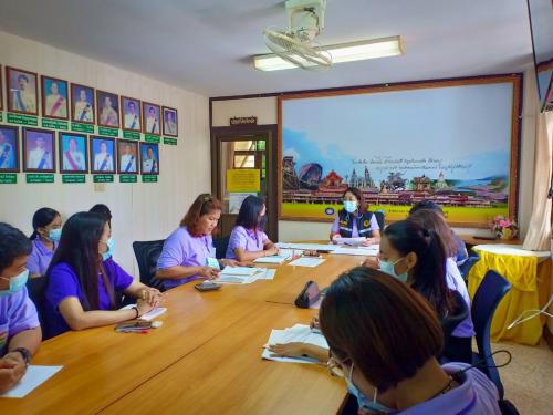 ประชุมสำนักงาน  ครั้งที่ 6/2564  เมื่อวันอังคารที่ 8 มิถุนายน 2564