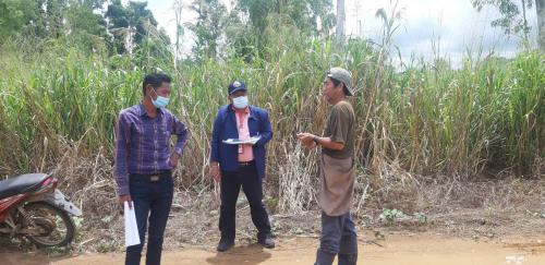 ลงพื้นที่ สำรวจความต้องการขอรับการสนับสนุนการจัดทำระบบอนุรักษ์ดินและน้ำในพื้นที่เขตปฏิรูปที่ดิน พื้นที่โครงการจัดที่ดินแปลงเกษตรเกื้อกูล ทับปะตีโมเดล 