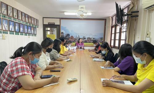 ประชุมเพื่อกำหนดแนวทางหน้าที่และขั้นตอนการดำเนินการประเมินความรู้ ความสามารถ ทักษะ และสมรรถนะ ในการเลือกสรรพนักงานราชการเฉพาะกิจ