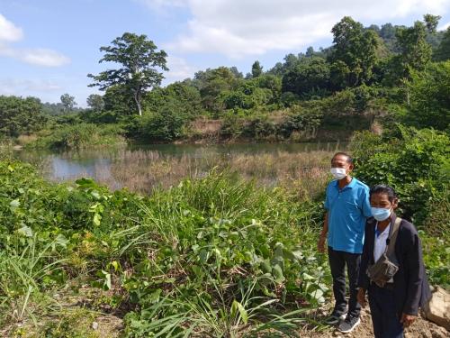 ตรวจสอบความชำรุดบกพร่องงานจ้างขุดลอกหน้าฝายชลประทาน บ้านทับปะตี หมู่ที่ 8 ตำบลโป่งน้ำร้อน อำเภอโป่งน้ำร้อน จังหวัดจันทบุรี