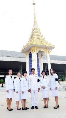 พิธีบวงสรวงพระเมรุมาศจำลอง