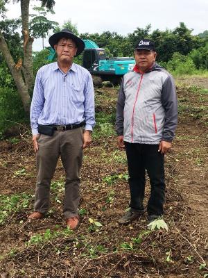 ติดตามการปรับปรุงถนนและพื้นที่สำหรับปลูกยางนา ตามโครงการอนุรักษ์พันธุกรรมพืช