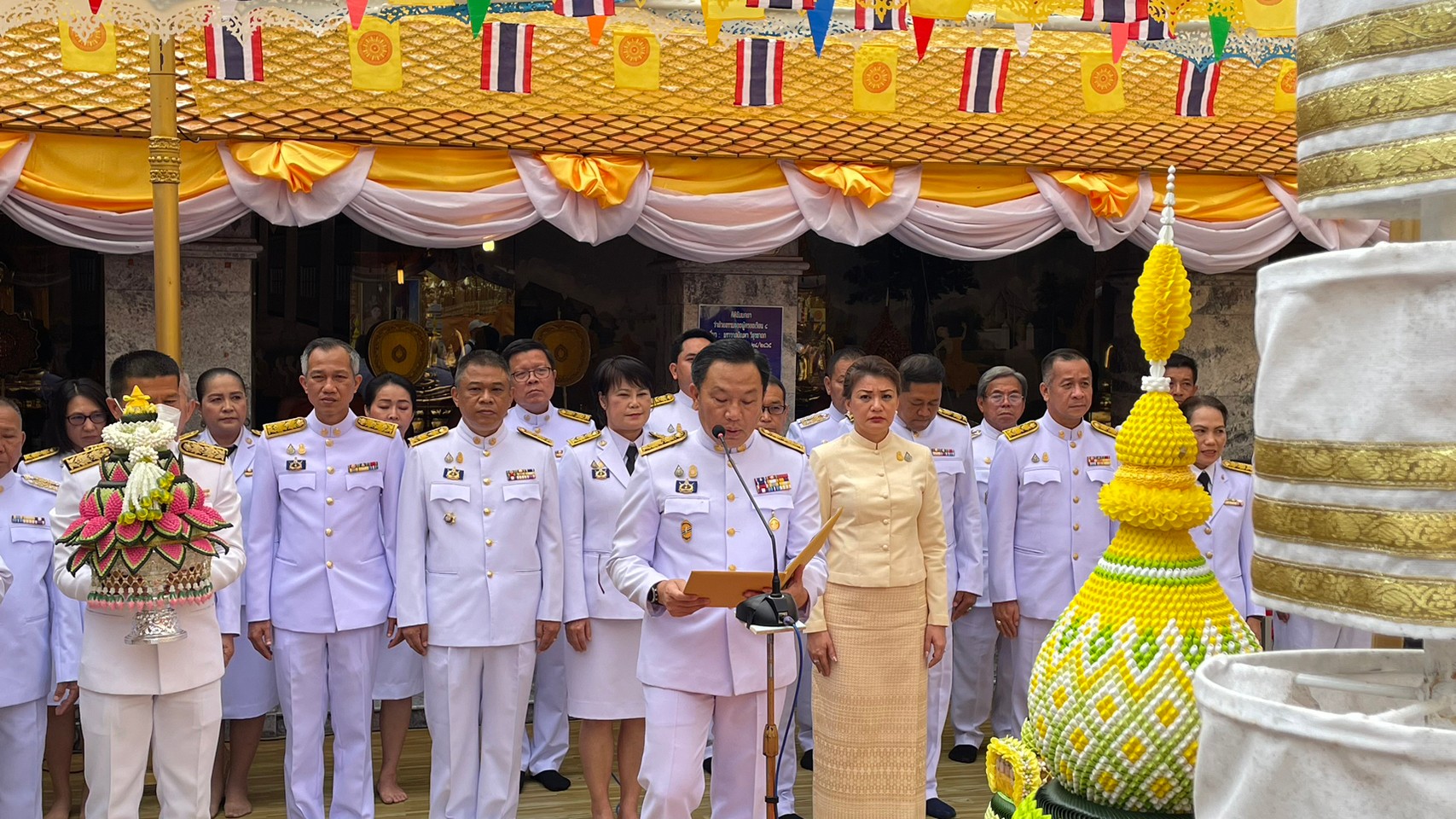 ส.ป.ก.เชียงใหม่ ร่วมพิธีถวายน้ำสรงพระราชทาน