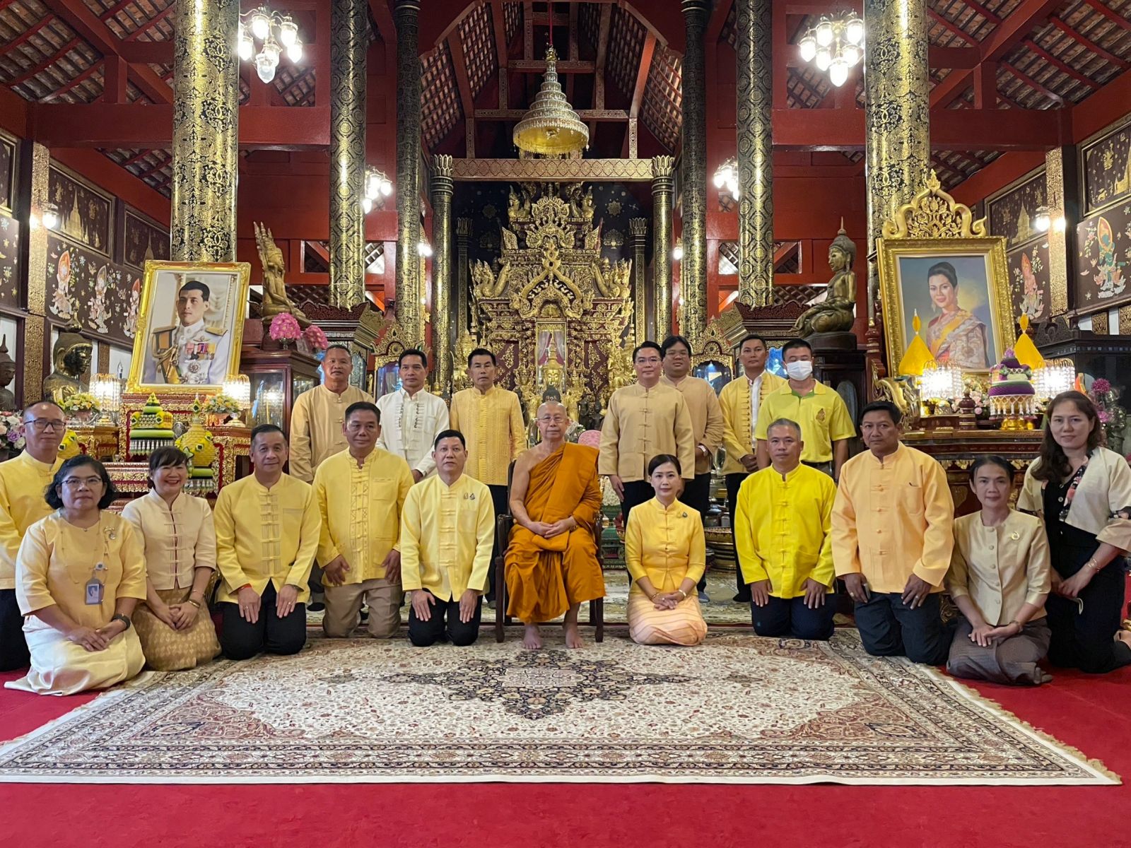 ส.ป.ก.เชียงใหม่ ร่วมพิธีเจริญพระพุทธมนต์เฉลิมพระเกียรติ ประจำเดือนกันยายน 2566