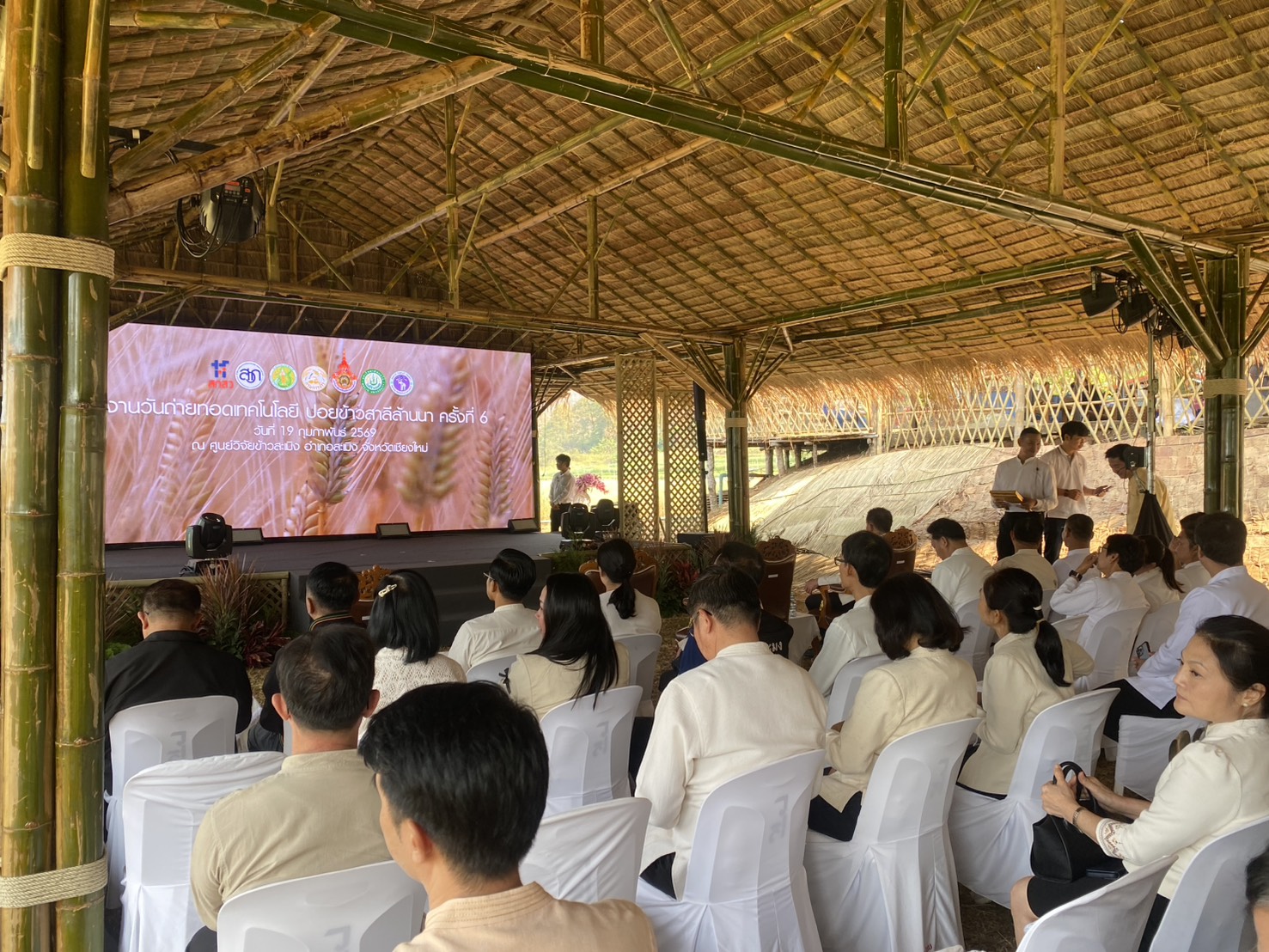 ส.ป.ก.เชียงใหม่ ร่วมงานวันถ่ายทอดเทคโนโลยี ปอยข้าวสาลีล้านนา ครั้งที่ 6