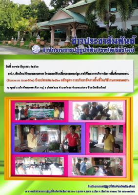 ส.ป.ก. เชียงใหม่  จัดอบรมเกษตรกร โครงการปรับเปลี่ยนการเพาะปลูก ภายใต้โครงการบริหารจัดการพื้นที่เกษตรกรรม