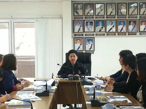 นางสาววรรณพร ดอกจำปา ผู้ตรวจราชการ ส.ป.ก. ประชุมตรวจราชการ ติดตามงานตามแผนงาน/โครงการ ภารกิจตามนโยบายของ ส.ป.ก. และ นโยบายสำคัญของกระทรวงเกษตรและสหกรณ์ ประจำปีงบประมาณ พ.ศ. 2562 รอบที่ 1 ในพื้นที่จังหวัดเชียงราย