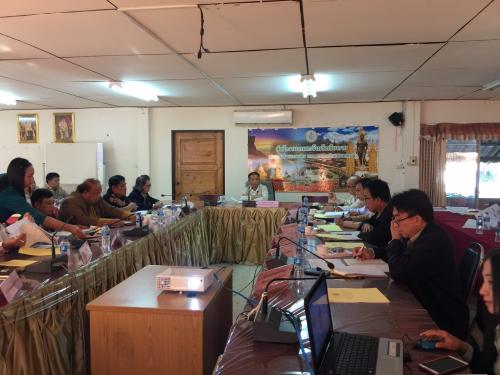 ผู้ตรวจราชการกระทรวงเกษตรและสหกรณ์ เขต 16 (นายวีรชาติ เขื่อนรัตน์)  ประชุมและตรวจติดตามผลการดำเนินงานโครงการตามนโยบายสำคัญและนโยบายเร่งด่วนของกระทรวงเกษตรและสหกรณ์ ประจำปีงบประมาณ 2562