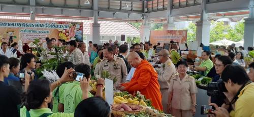 ส.ป.ก.เชียงราย ร่วมงานพิธีเปิด ศูนย์เรียนรู้การบริหารจัดการสินค้าเกษตรตลาดเกษตรกรจังหวัดเชียงราย 