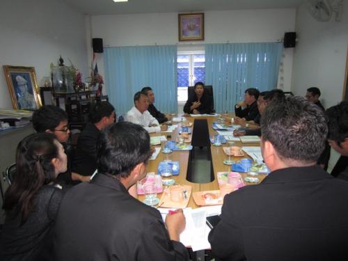 ประชุมแนวทางปฏิบัติงานในพื้นที่ยึดคืน