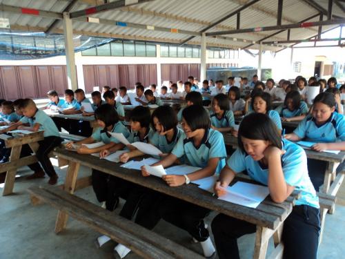 กิจกรรมการให้ความรู้แก่ยุวเกษตรกรในโรงเรียนสานฝันยุวเกษตรกร ที่ โรงเรียนหาดใน  