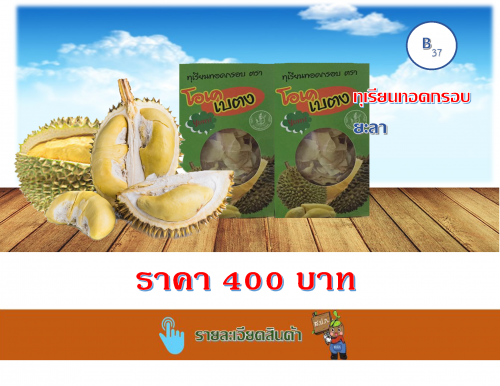 ทุเรียนทอดกรอบ (แผ่นใหญ่)