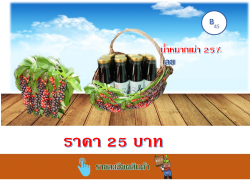 น้ำหมากเม่า 25%