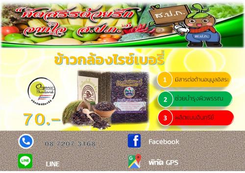 ข้าวกล้องไรซ์เบอร์รี่ อุทัยธานี