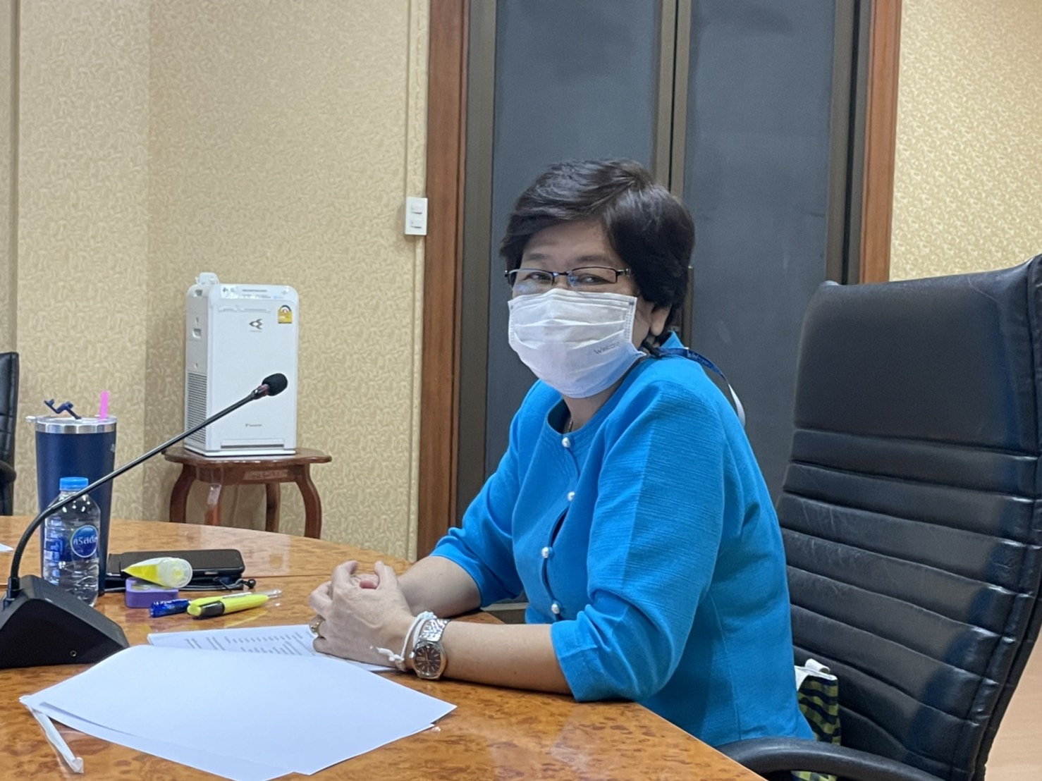 ประชุมคณะทำงานร่างตัวชี้วัดการประเมินผลการดำเนินงานกองทุนการปฏิรูปที่ดินเพื่อเกษตรกรรม ประจำปีบัญชี 2566 