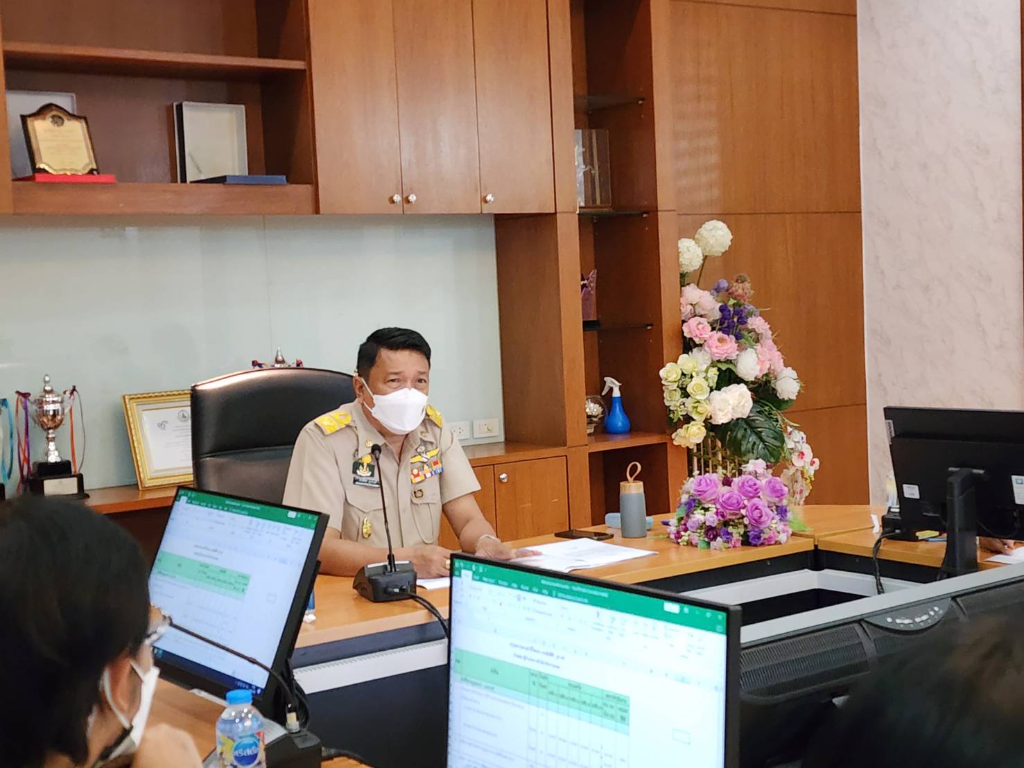 ประชุมคณะทำงานกำหนดกรอบการประเมินผลการปฏิบัติราชการ (ตัวชี้วัด) ตามคำรับรองการปฏิบัติราชการระดับหน่วยงานของสำนักบริหารกองทุน และ ส.ป.ก.จังหวัด ประจำปีงบประมาณ พ.ศ. 2566 รอบที่ 1