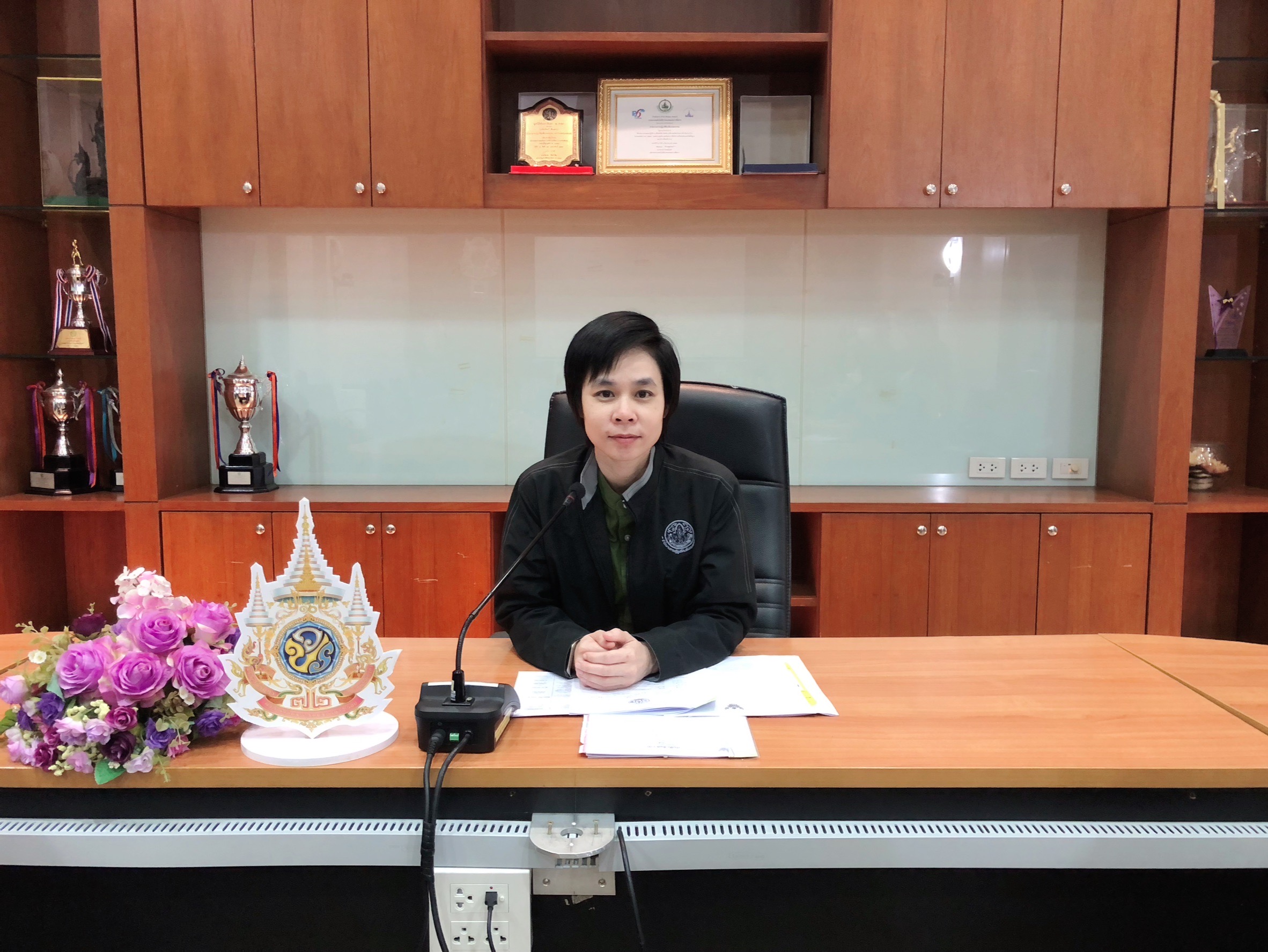 ประชุมคณะทำงานการดำเนินงานส่งเสริมคุณธรรมและจริยธรรมของสำนักบริหารกองทุนครั้งที่ 1/2567