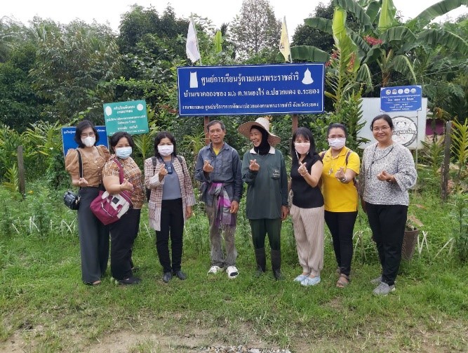 การลงพื้นที่ติดตามการใช้จ่ายเงินกองทุนการปฏิรูปที่ดินเพื่อเกษตรกรรม ของ ส.ป.ก.ระยอง ภายใต้โครงการสมทบงบประมาณการพัฒนาเกษตรกรรมยั่งยืน/การพัฒนาศักยภาพเกษตรกร ประจำปีงบประมาณ พ.ศ. 2564