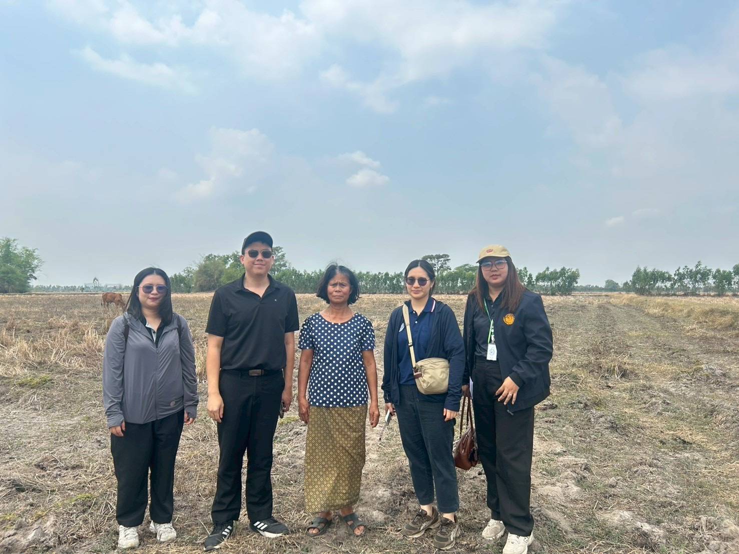 title - เจ้าหน้าที่กลุ่มที่ดินและผลประโยชน์ สำนักบริหารกองทุน เข้าสัมภาษณ์เชิงลึก (Focus group Discussion : FGD) ปฏิรูปที่ดินจังหวัด พร้อมด้วยเจ้าหน้าที่ ส.ป.ก.กาฬสินธุ์ และส.ป.ก.ศรีสะเกษ