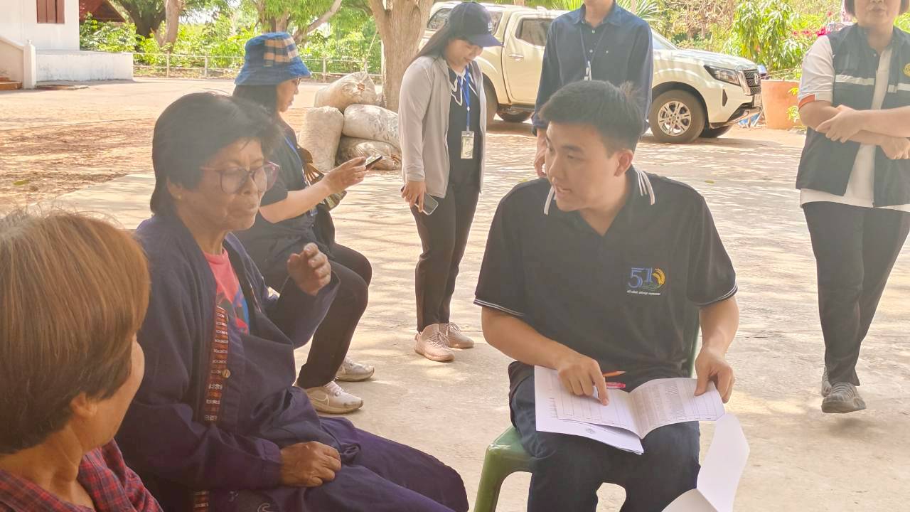 title - เจ้าหน้าที่กลุ่มที่ดินและผลประโยชน์ สำนักบริหารกองทุน เข้าสัมภาษณ์เชิงลึก (Focus group Discussion : FGD) ปฏิรูปที่ดินจังหวัด พร้อมด้วยเจ้าหน้าที่ ส.ป.ก.กาฬสินธุ์ และส.ป.ก.ศรีสะเกษ