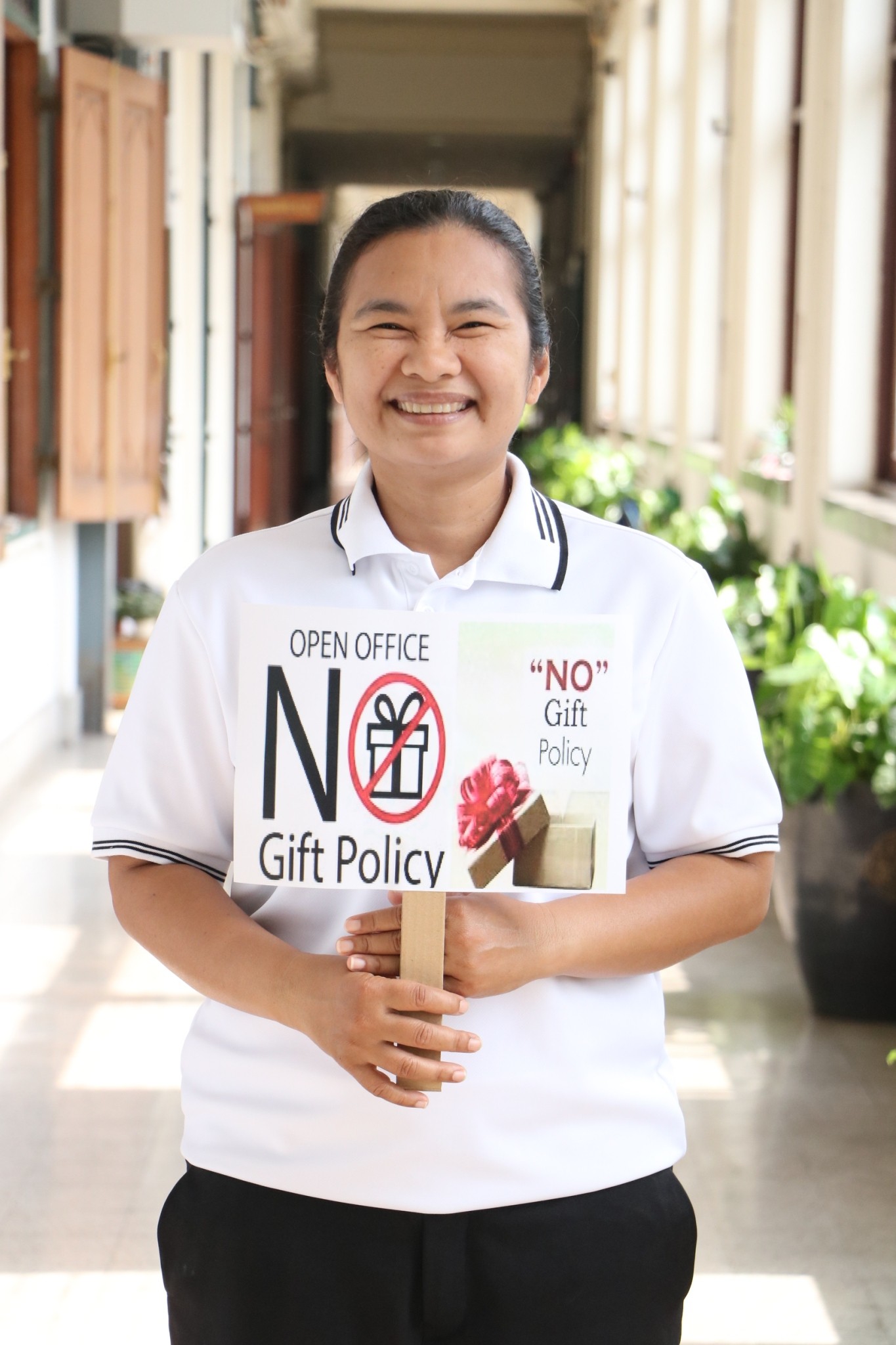 title - กลุ่มตรวจสอบภายใน ประกาศเจตนารมณ์ไม่รับของขวัญและของกำนัลทุกชนิดจากการปฏิบัติหน้าที่ (No Gift Policy) ประจำปีงบประมาณ พ.ศ. ๒๕๖๙