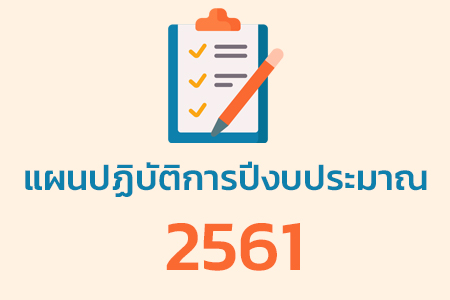 แผนปฏิบัติการปีงบประมาณ 2561