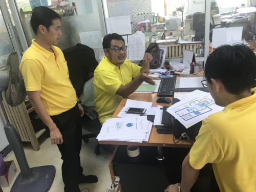 กลุ่มบริหารและพัฒนาระบบสารสนเทศ (กบร.) และกลุ่มระบบข้อมูลที่ดินและแผนที่เชิงเลข (กรผ.) ได้ปฏิบัติราชการ ณ ส.ป.ก. จังหวัดแพร่