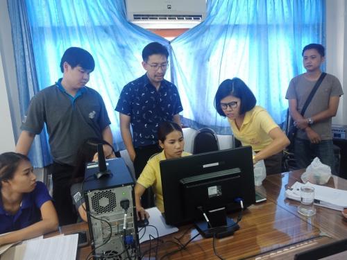 กลุ่มระบบคอมพิวเตอร์และเครือข่าย (กรค.) และกลุ่มระบบข้อมูลที่ดินและแผนที่เชิงเลข (กรผ.) ได้ปฏิบัติราชการ ณ ส.ป.ก. อุบลราชธานี และ ส.ป.ก. สุรินทร์
