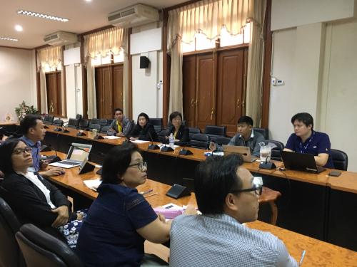 ผอ. ศทส. และเจ้าหน้าที่ร่วมประชุมระบบศูนย์บริการประชาชน