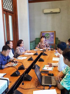 ศูนย์เทคโนโลยีสารสนเทศและการสื่อสาร (ศทส.) ประชุมเรื่องตัวชี้วัดและควบคุมภายใน
