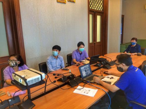 ศูนย์เทคโนโลยีสารสนเทศและการสื่อสาร จัดฝึกอบรมการใช้งานระบบการประชุมทางไกลออนไลน์ (Web conference)