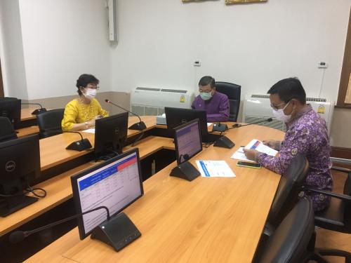 ดร.วิณะโรจน์ ทรัพย์ส่งสุข เลขาธิการสำนักงานการปฏิรูปที่ดินเพื่อเกษตรกรรม (ส.ป.ก.)ประชุมหารือเรื่องรายงานสรุปการตรวจสอบการเสียชีวิตของเกษตรกร และการตรวจสอบข้อมูลเกษตรกรในเขตปฏิรูปที่ดินผู้ที่ได้รับผลกระทบจากการแพร่ระบาดของเชื้อไวรัสโคโรนา (COVID-19)