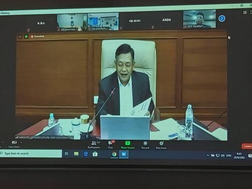 ประชุมคณะกรรมการขับเคลื่อนนโยบายเทคโนโลยีเกษตร 4.0 ครั้งที่ 8/2563