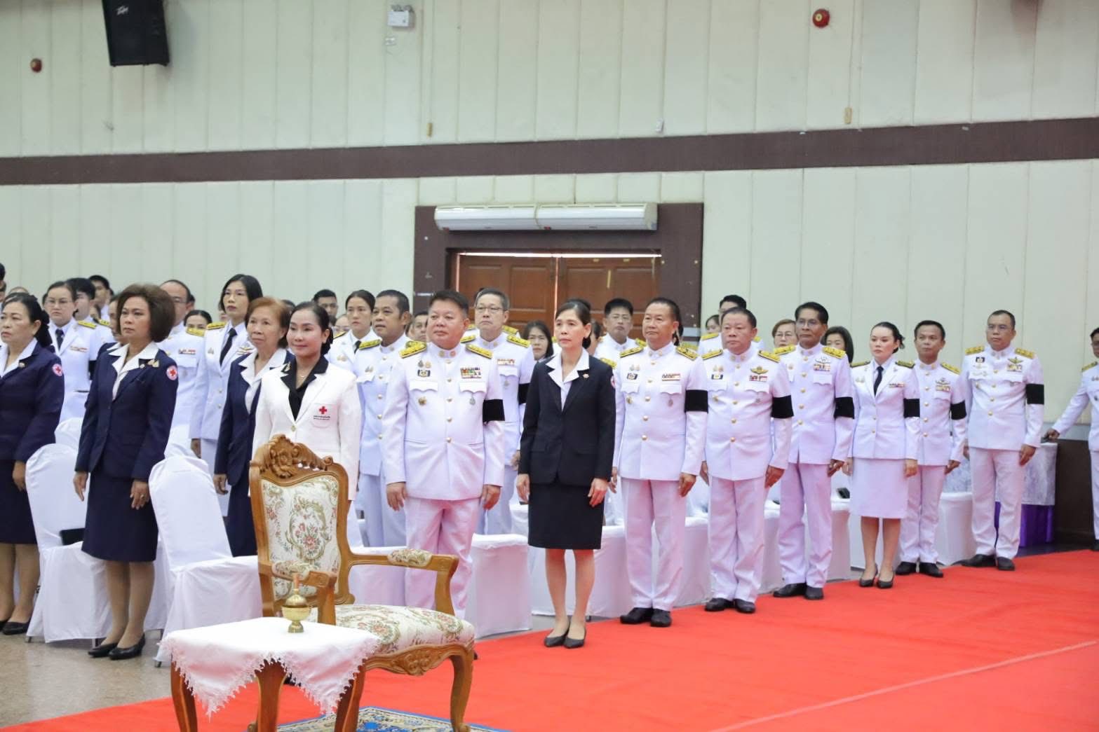 title - ส.ป.ก.กาฬสินธุ์ ร่วมกิจกรรมเนื่องในวันคล้ายวันพระราชสมภพ สมเด็จพระกนิษฐาธิราชเจ้า กรมสมเด็จพระเทพรัตนราชสุดาฯ สยามบรมราชกุมารี  ณ หอประชุมเฉลิมพระเกียรติ 80 พรรษา (มหาราชา) ศาลากลางจังหวัดกาฬสินธุ์ (หลังเก่า)