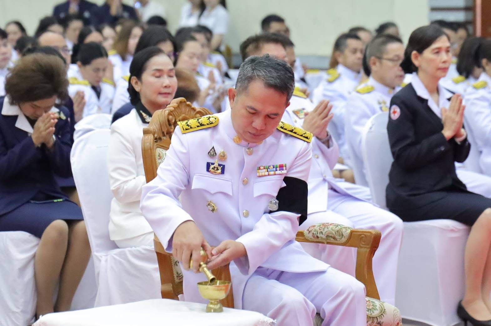 title - ส.ป.ก.กาฬสินธุ์ ร่วมกิจกรรมเนื่องในวันคล้ายวันพระราชสมภพ สมเด็จพระกนิษฐาธิราชเจ้า กรมสมเด็จพระเทพรัตนราชสุดาฯ สยามบรมราชกุมารี  ณ หอประชุมเฉลิมพระเกียรติ 80 พรรษา (มหาราชา) ศาลากลางจังหวัดกาฬสินธุ์ (หลังเก่า)