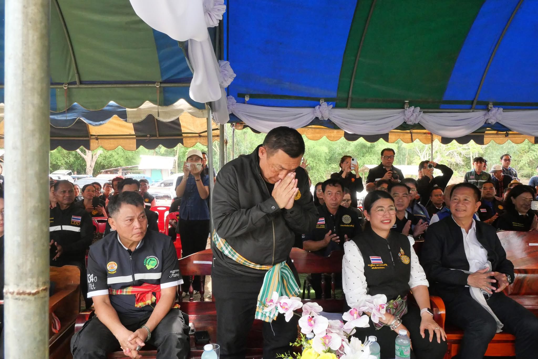 title - ส.ป.ก.กาฬสินธุ์ ร่วมการตรวจราชการและติดตามงานของรัฐมนตรีช่วยว่าการกระทรวงเกษตรและสหกรณ์ (รมช.กษ.) (นายวัชระพล ขาวขำ) และคณะ ในพื้นที่จังหวัดกาฬสินธุ์