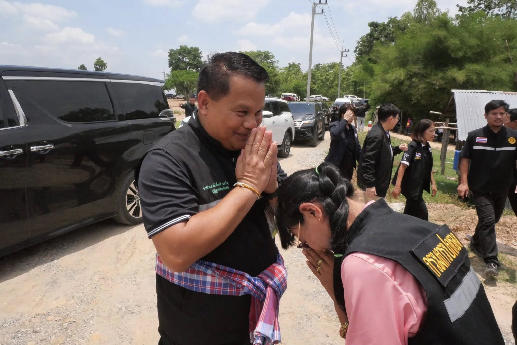 title - ส.ป.ก.กาฬสินธุ์ ร่วมการตรวจราชการและติดตามงานของรัฐมนตรีช่วยว่าการกระทรวงเกษตรและสหกรณ์ (รมช.กษ.) (นายวัชระพล ขาวขำ) และคณะ ในพื้นที่จังหวัดกาฬสินธุ์