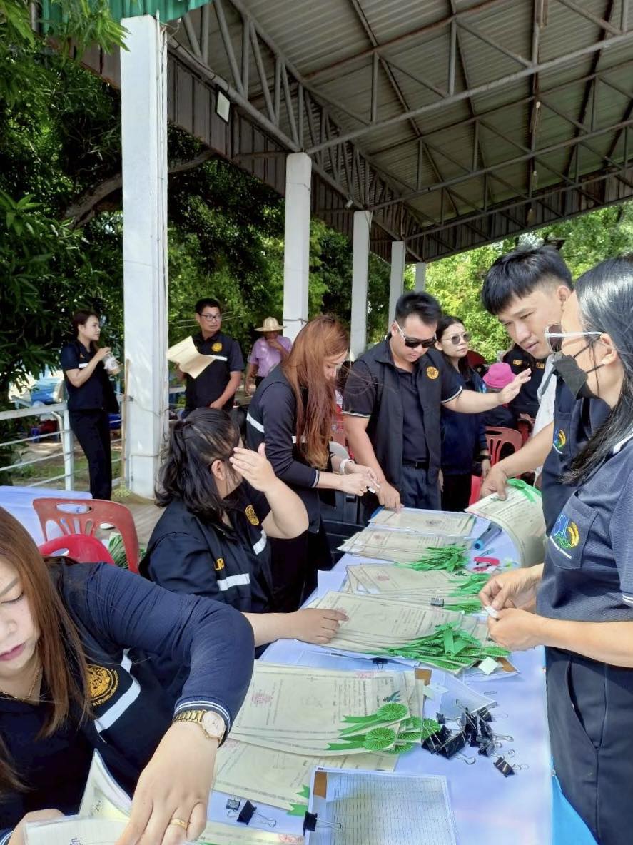 title - ส.ป.ก.กาฬสินธุ์ ร่วมการตรวจราชการและติดตามงานของรัฐมนตรีช่วยว่าการกระทรวงเกษตรและสหกรณ์ (รมช.กษ.) (นายวัชระพล ขาวขำ) และคณะ ในพื้นที่จังหวัดกาฬสินธุ์
