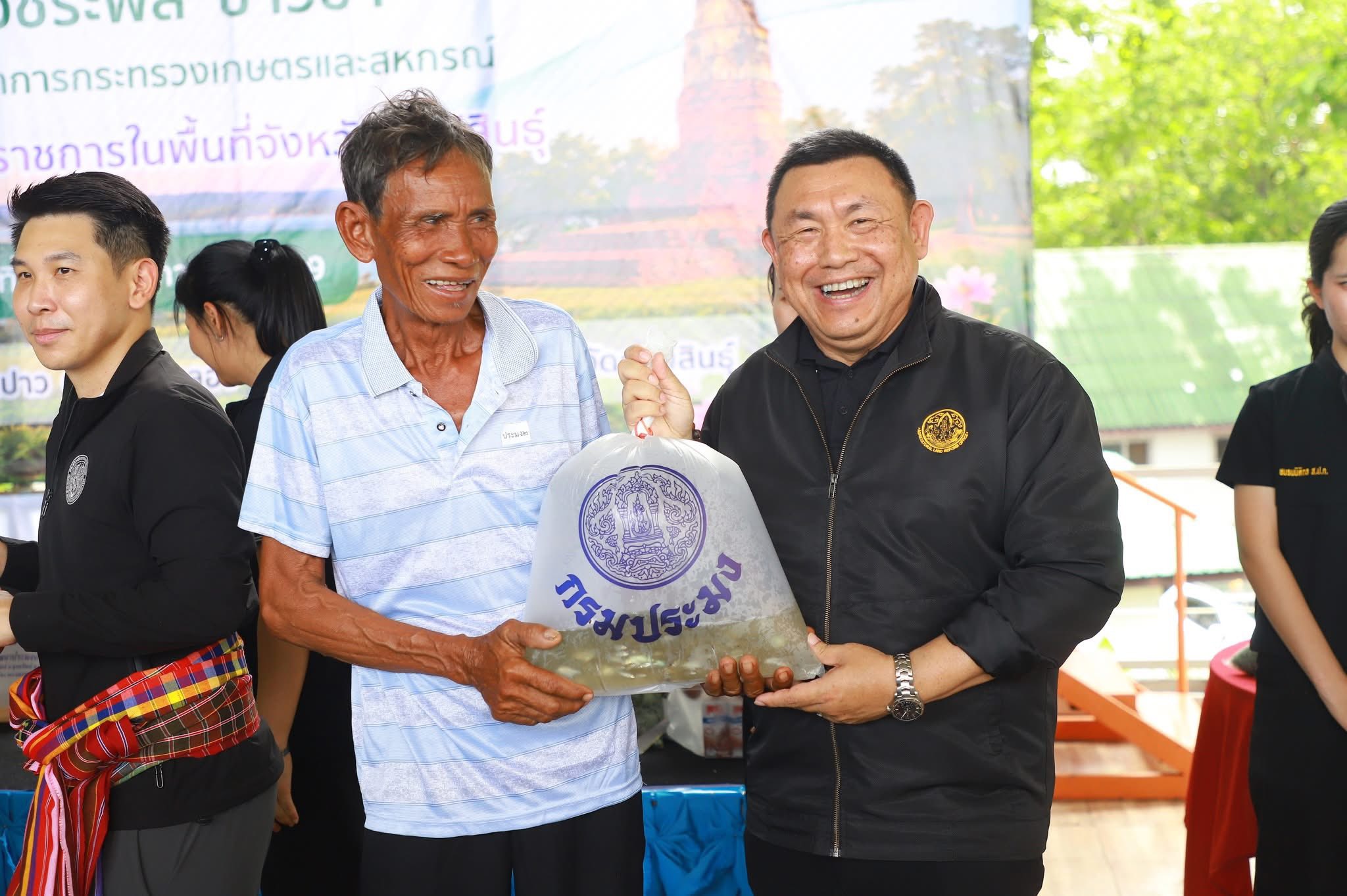 title - ส.ป.ก.กาฬสินธุ์ ร่วมการตรวจราชการและติดตามงานของรัฐมนตรีช่วยว่าการกระทรวงเกษตรและสหกรณ์ (รมช.กษ.) (นายวัชระพล ขาวขำ) และคณะ ในพื้นที่จังหวัดกาฬสินธุ์