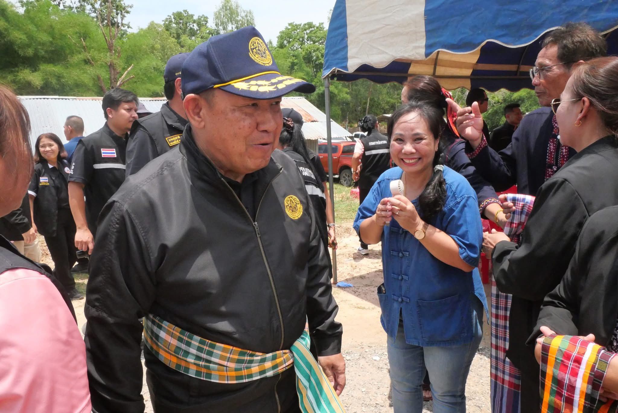 title - ส.ป.ก.กาฬสินธุ์ ร่วมการตรวจราชการและติดตามงานของรัฐมนตรีช่วยว่าการกระทรวงเกษตรและสหกรณ์ (รมช.กษ.) (นายวัชระพล ขาวขำ) และคณะ ในพื้นที่จังหวัดกาฬสินธุ์