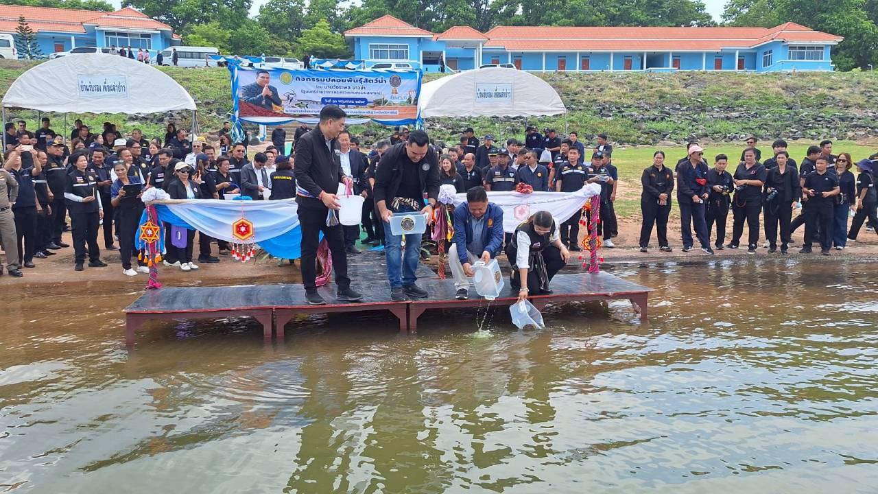title - ส.ป.ก.กาฬสินธุ์ ร่วมการตรวจราชการและติดตามงานของรัฐมนตรีช่วยว่าการกระทรวงเกษตรและสหกรณ์ (รมช.กษ.) (นายวัชระพล ขาวขำ) และคณะ ในพื้นที่จังหวัดกาฬสินธุ์