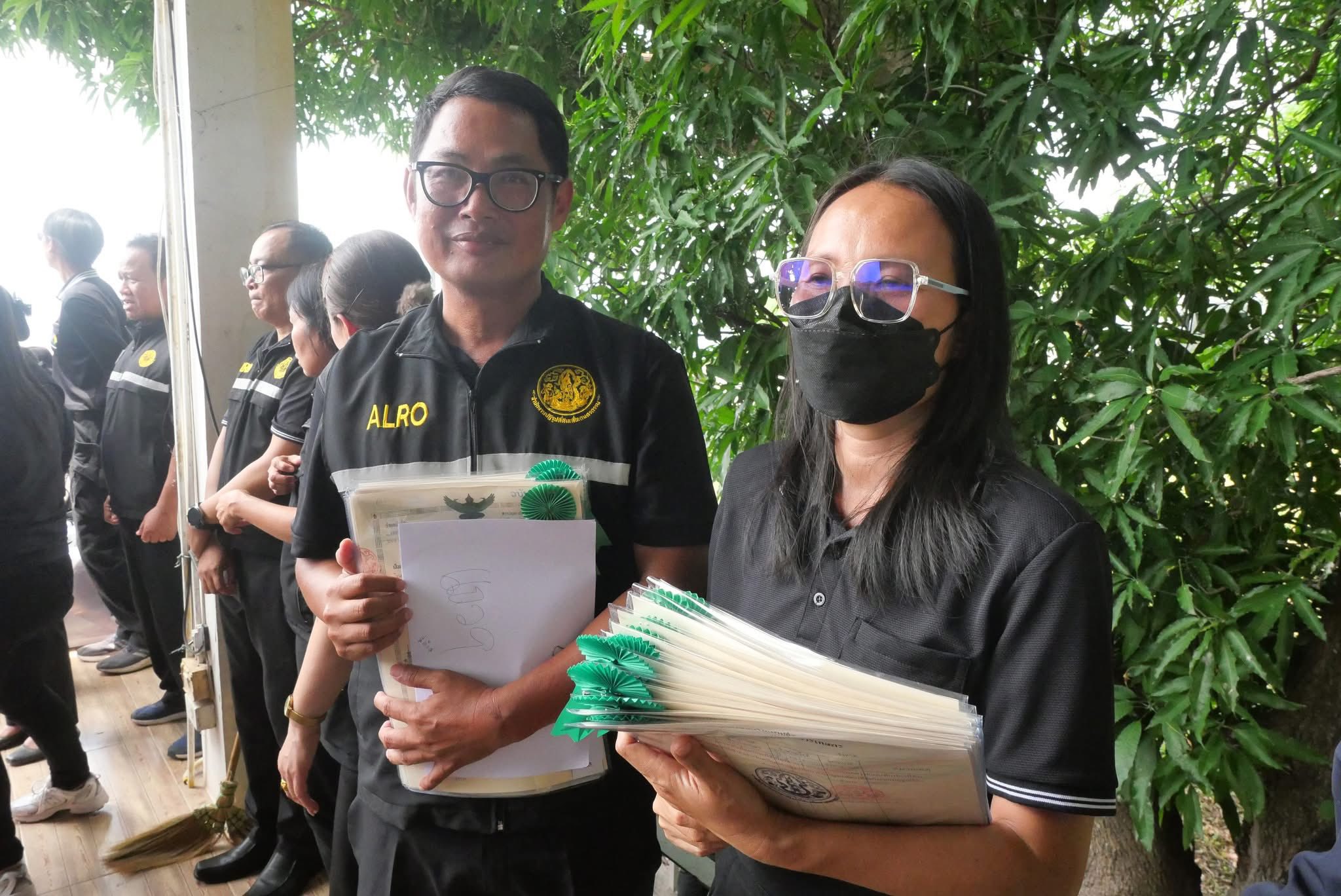 title - ส.ป.ก.กาฬสินธุ์ ร่วมการตรวจราชการและติดตามงานของรัฐมนตรีช่วยว่าการกระทรวงเกษตรและสหกรณ์ (รมช.กษ.) (นายวัชระพล ขาวขำ) และคณะ ในพื้นที่จังหวัดกาฬสินธุ์